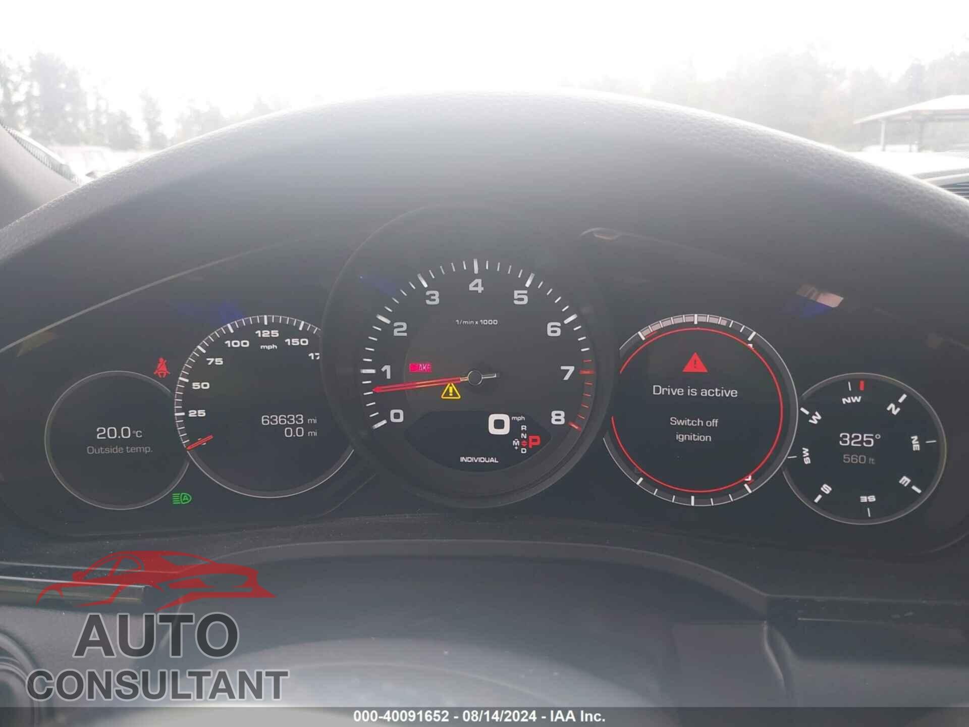 PORSCHE CAYENNE 2019 - WP1AA2AY3KDA12123