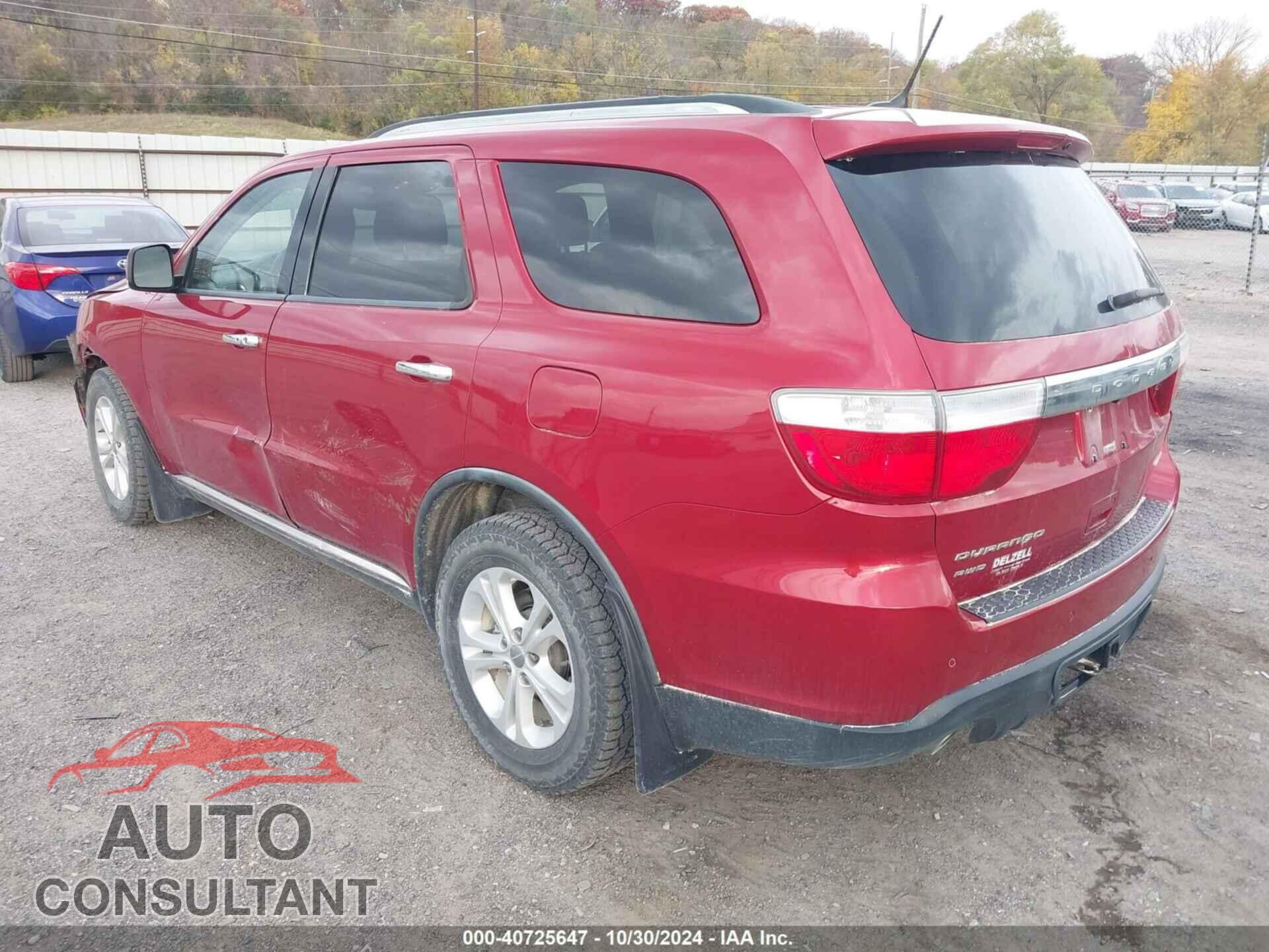 DODGE DURANGO 2011 - 1D4SE4GT2BC638840