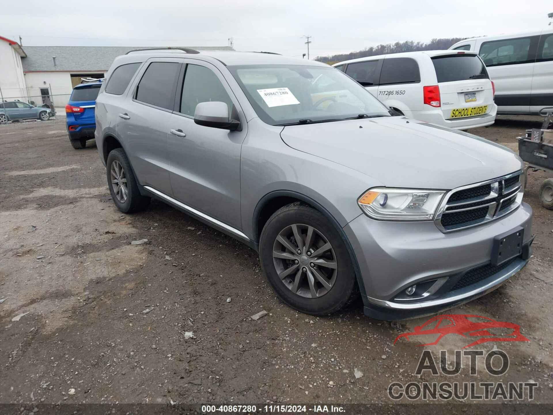 DODGE DURANGO 2017 - 1C4RDJAG1HC785426