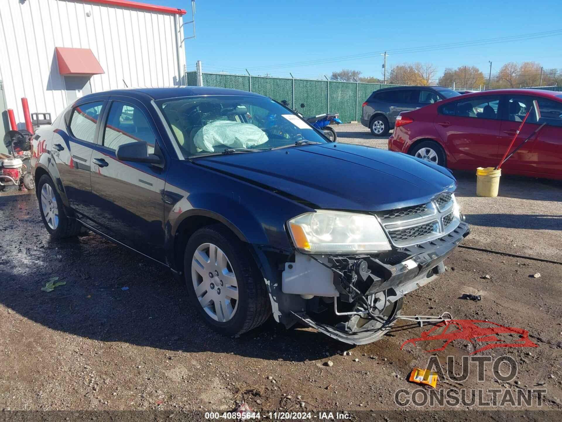 DODGE AVENGER 2013 - 1C3CDZAG5DN766692