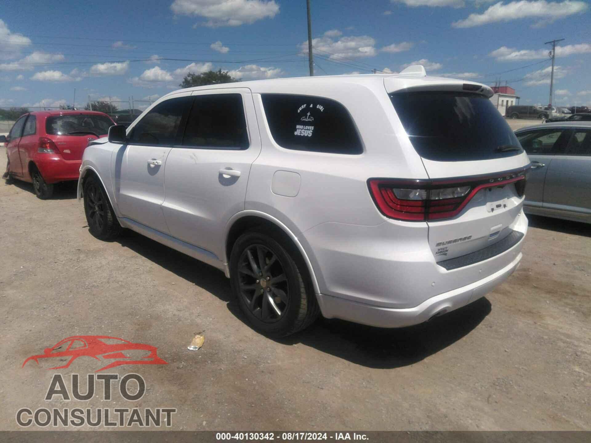 DODGE DURANGO 2017 - 1C4RDHDG3HC643115