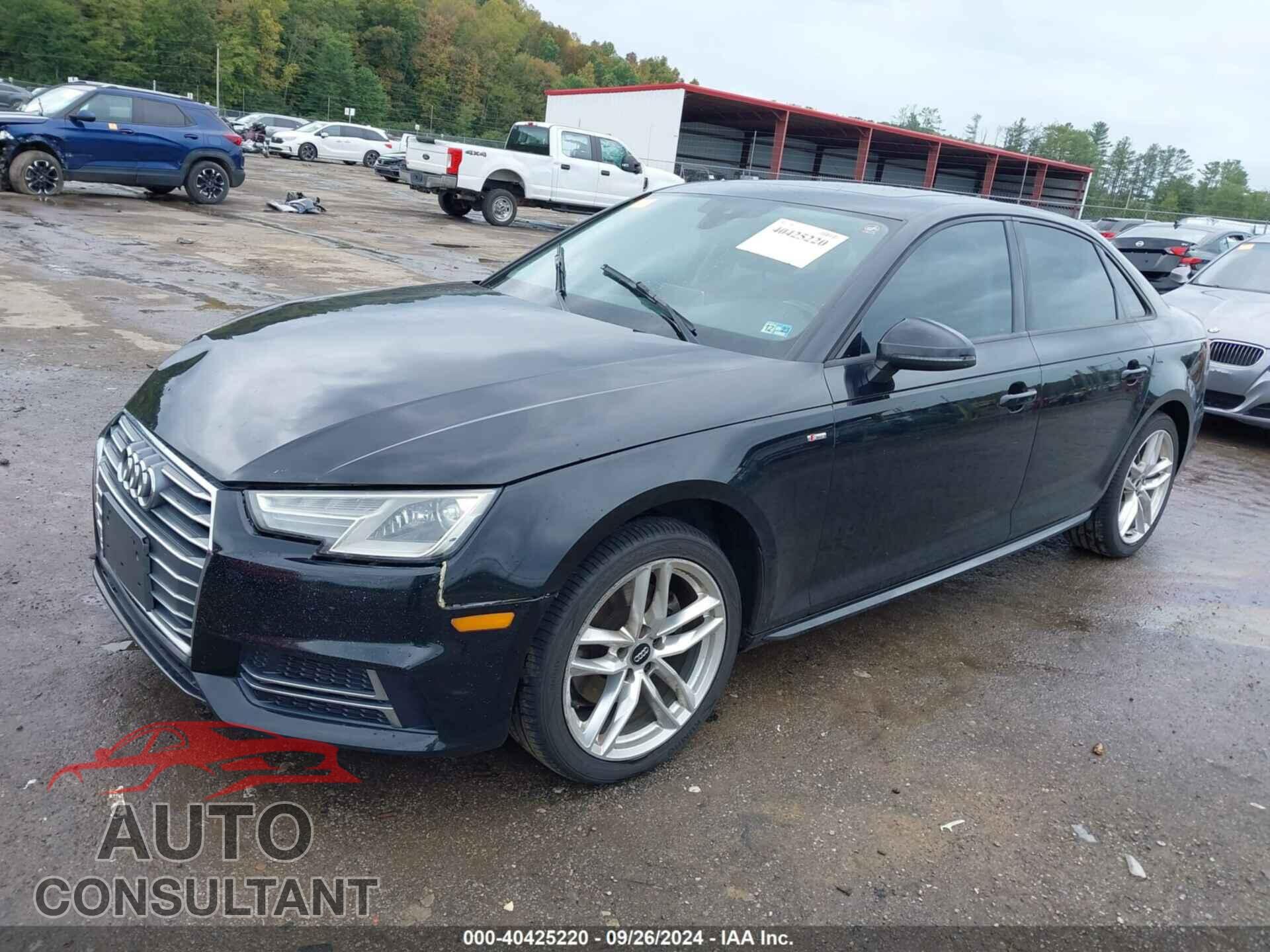 AUDI A4 2017 - WAUKMAF49HN055734