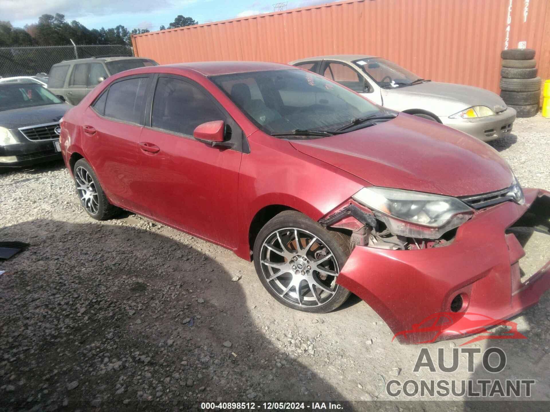 TOYOTA COROLLA 2015 - 2T1BURHE5FC292437