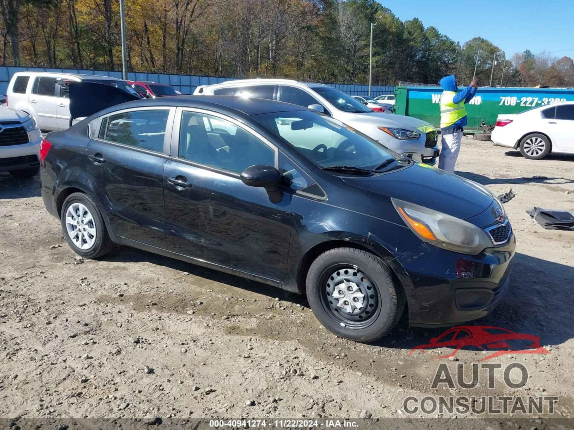 KIA RIO 2013 - KNADN4A36D6124244