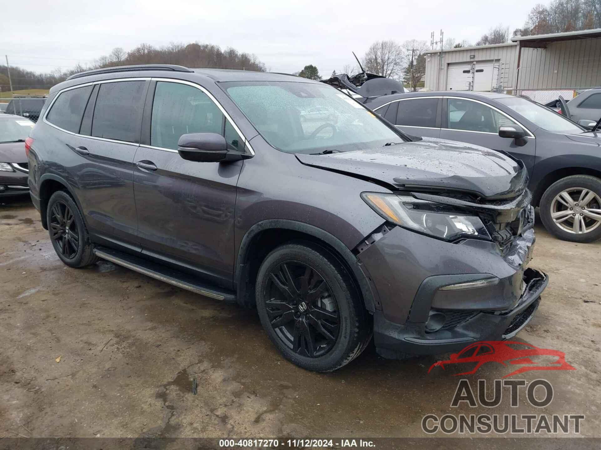 HONDA PILOT 2021 - 5FNYF6H22MB014502