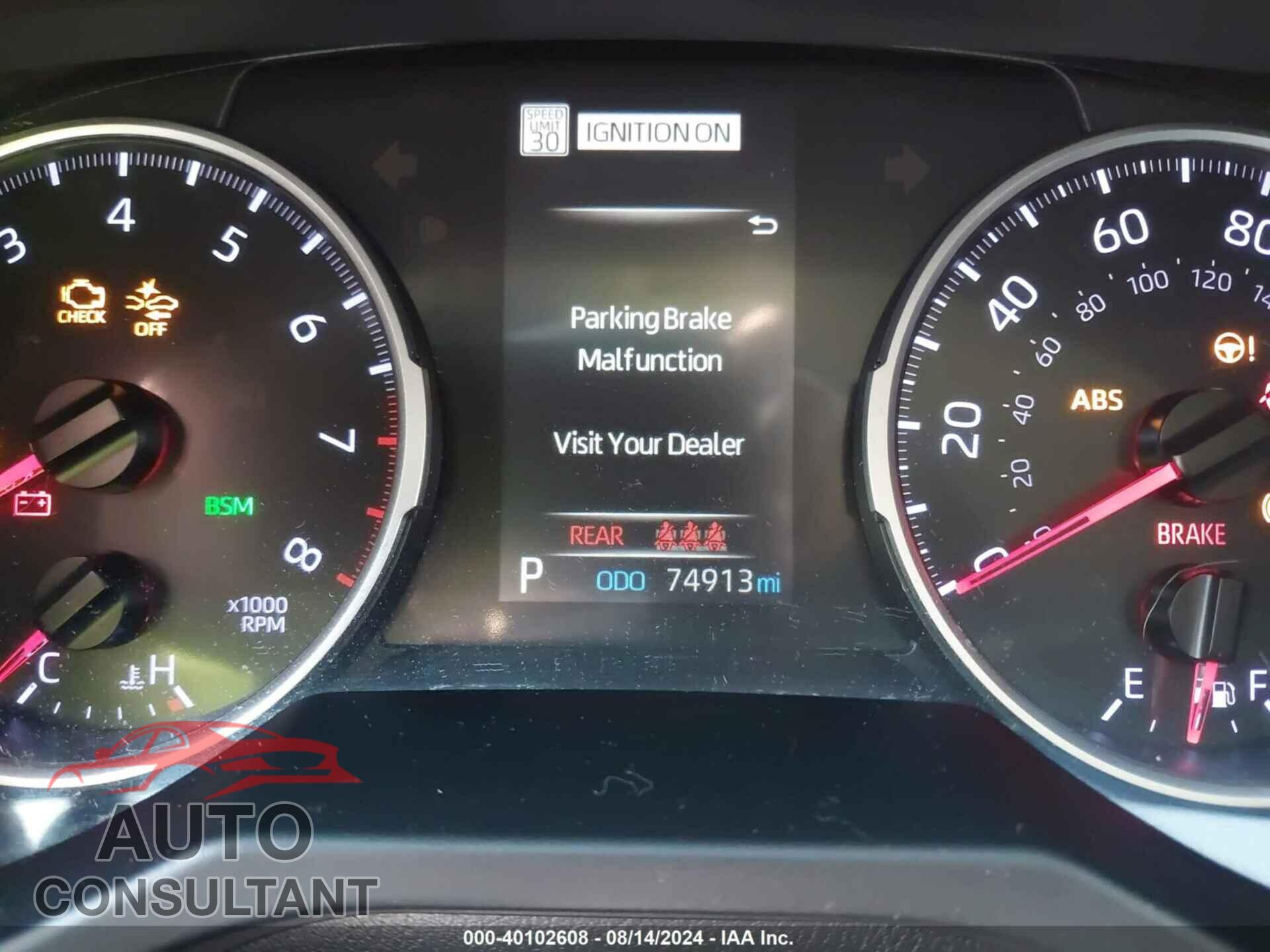 TOYOTA RAV4 2019 - JTMP1RFV2KD038361