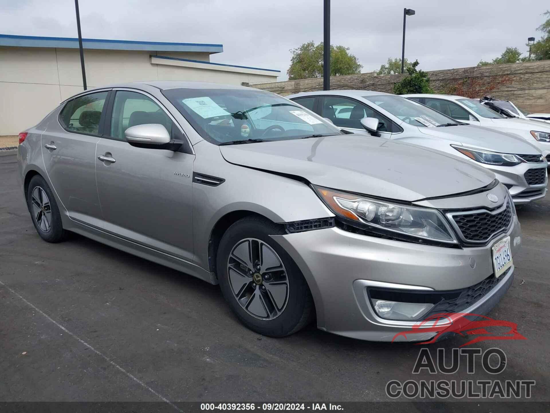 KIA OPTIMA HYBRID 2013 - KNAGM4AD0D5044632