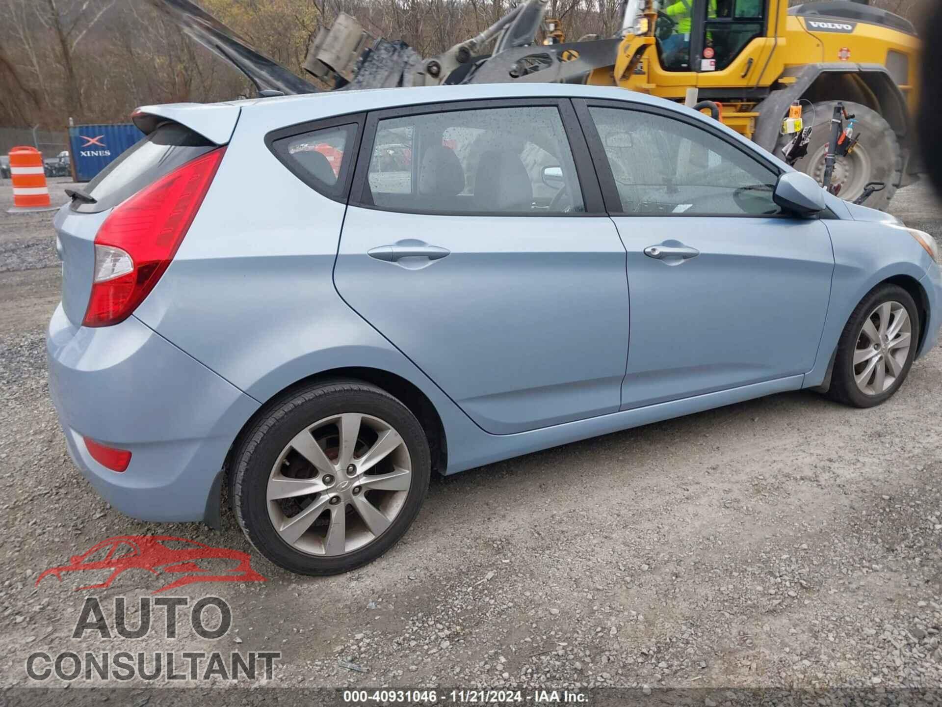 HYUNDAI ACCENT 2012 - KMHCU5AE7CU055319