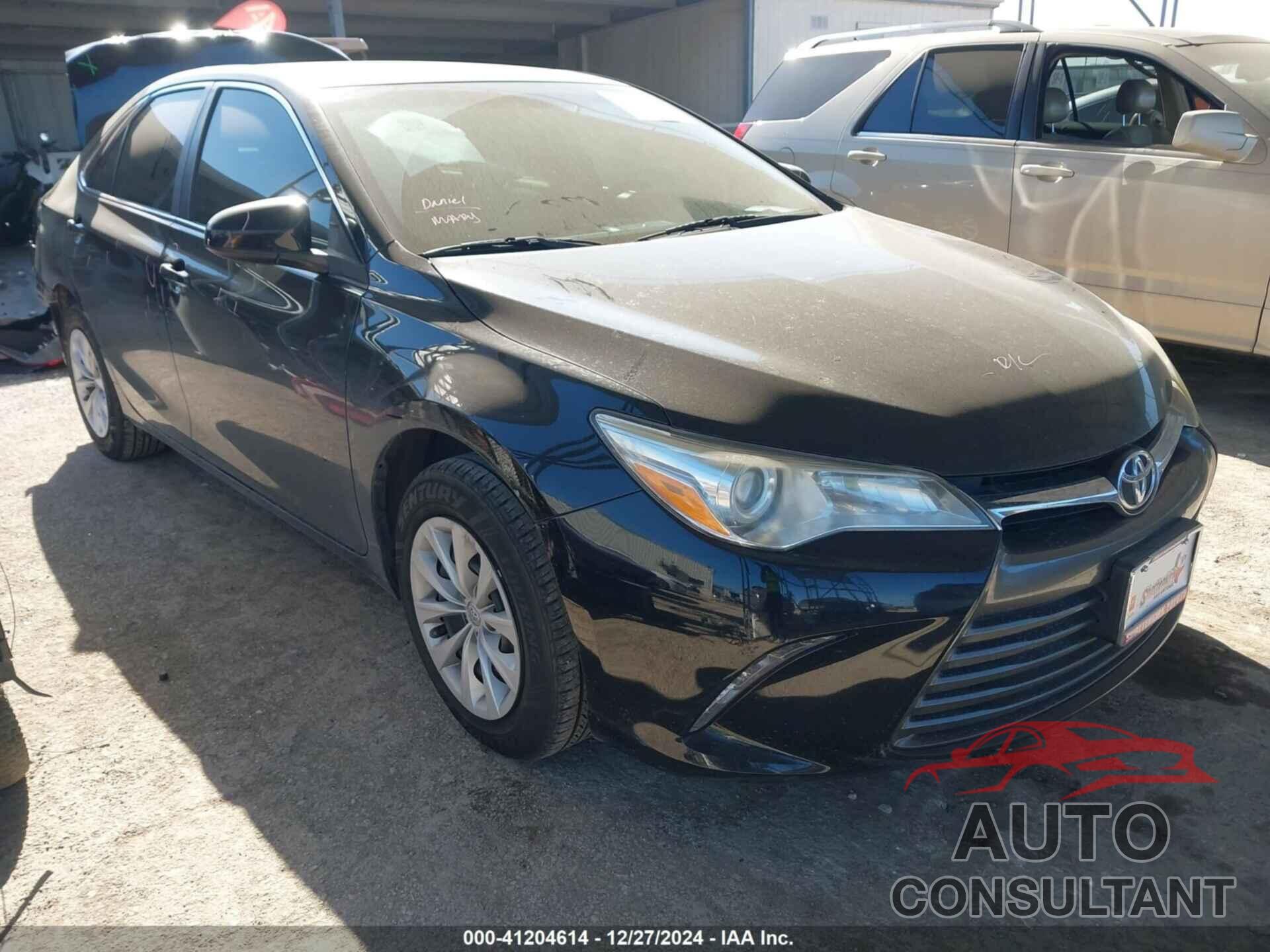TOYOTA CAMRY 2016 - 4T4BF1FK0GR584491