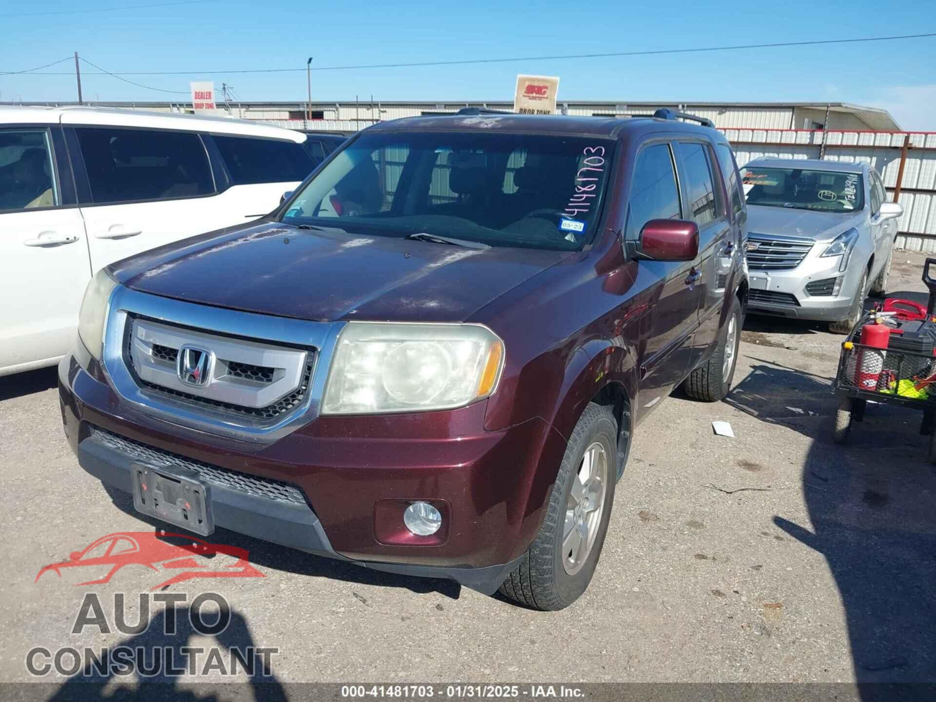 HONDA PILOT 2011 - 5FNYF3H52BB037882