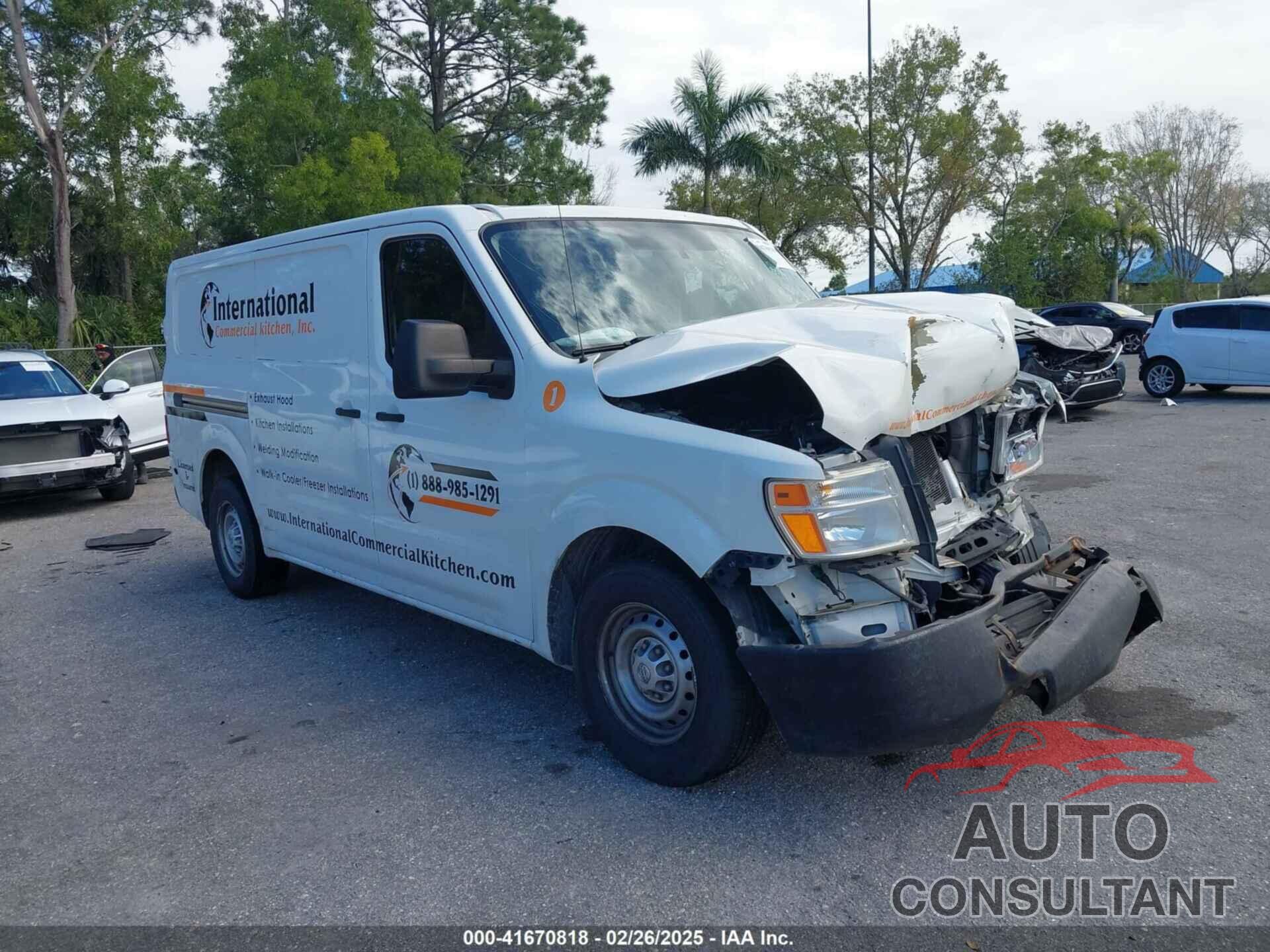 NISSAN NV CARGO NV1500 2013 - 1N6BF0KM6DN100357