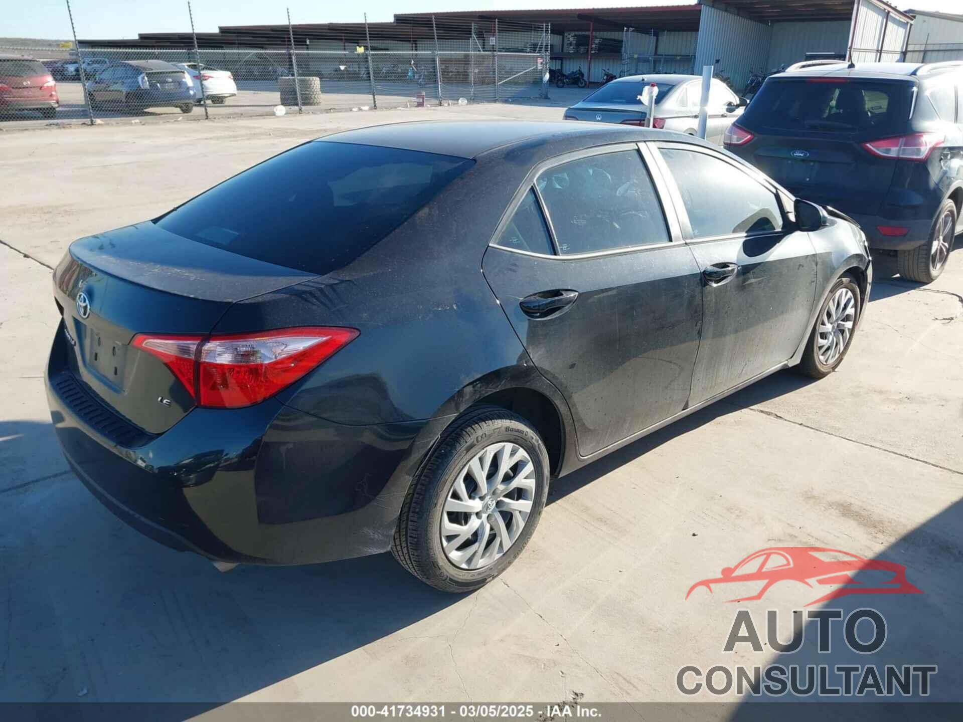 TOYOTA COROLLA 2019 - 5YFBURHE0KP912699