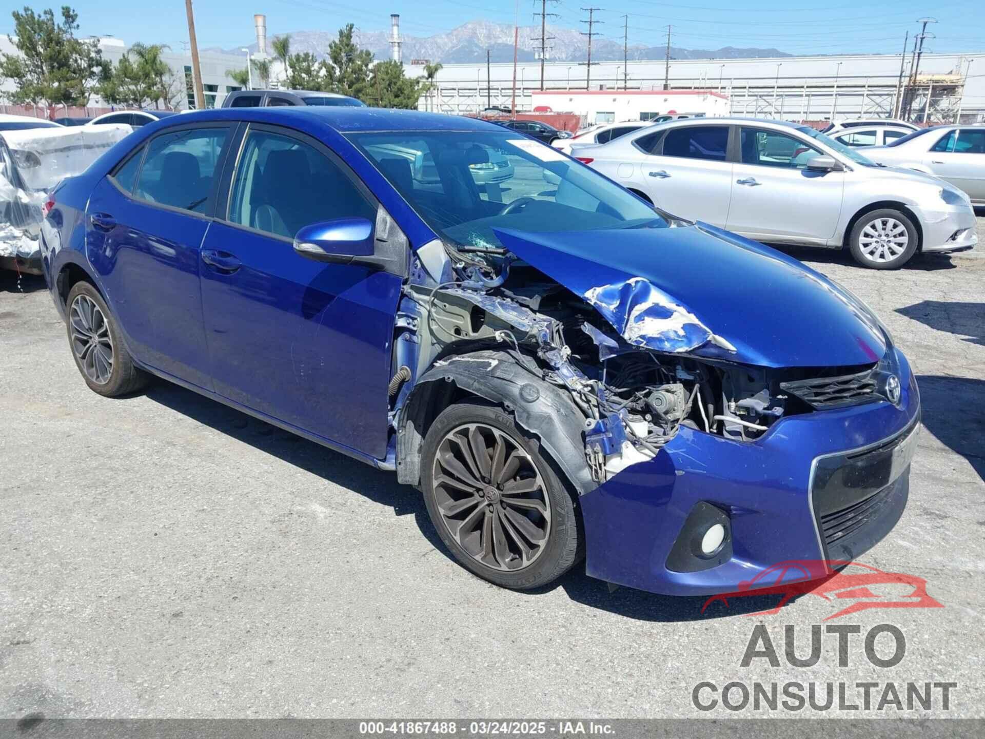TOYOTA COROLLA 2016 - 5YFBURHE4GP470873