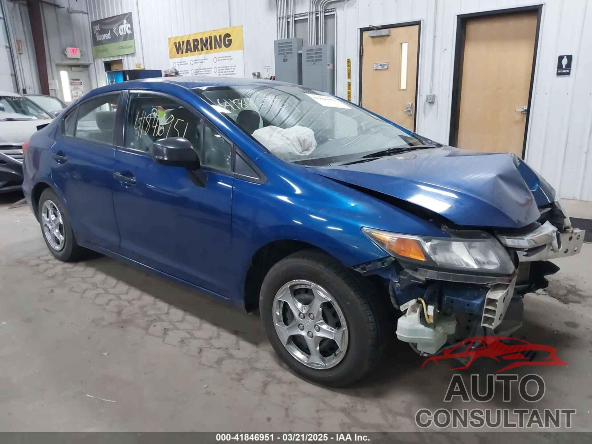 HONDA CIVIC 2012 - 19XFB2F26CE002534