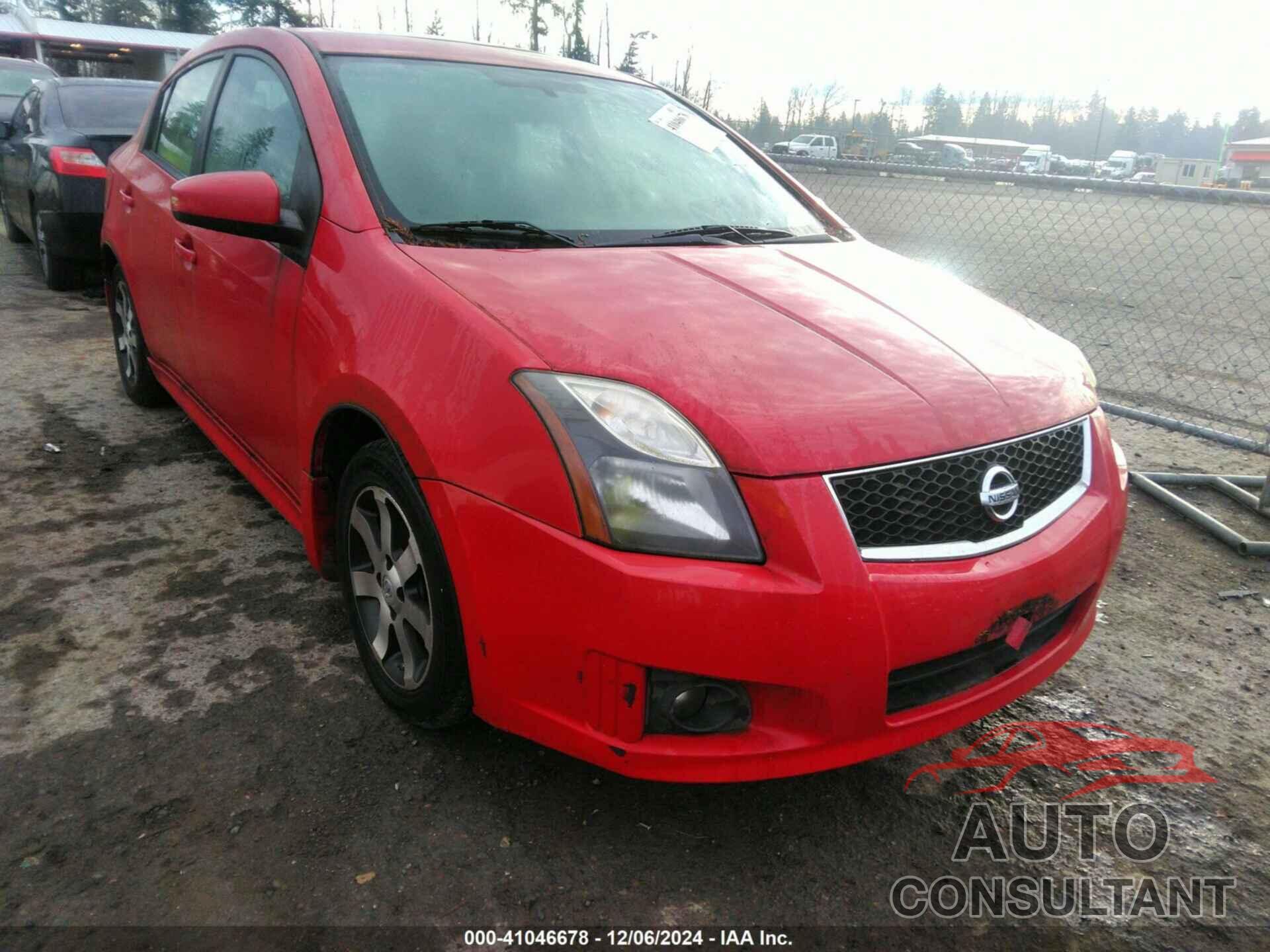 NISSAN SENTRA 2012 - 3N1AB6AP8CL755047