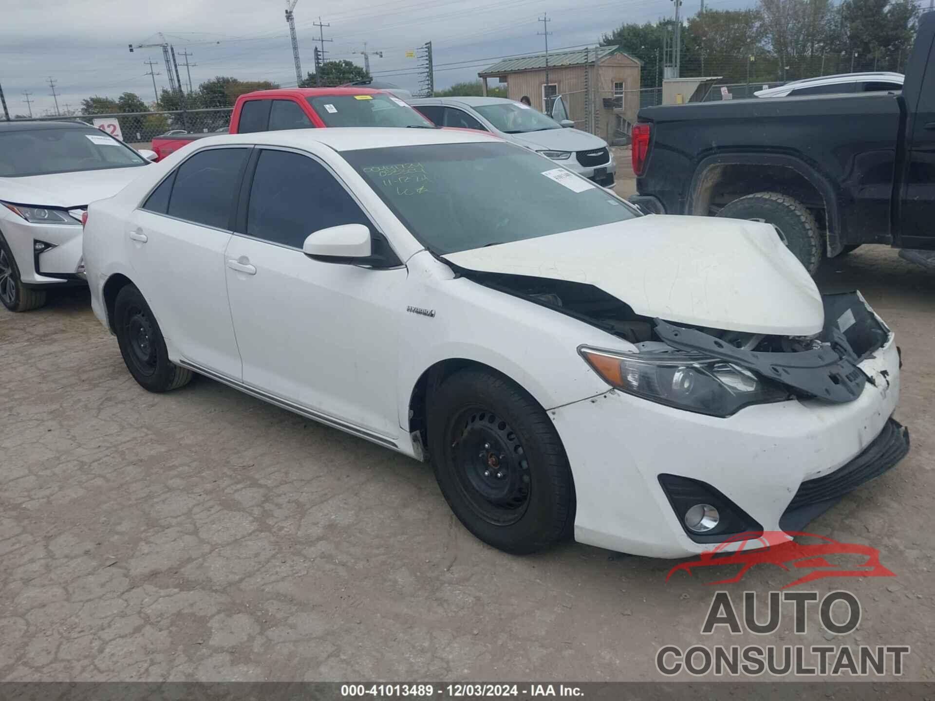 TOYOTA CAMRY HYBRID 2012 - 4T1BD1FK2CU053304