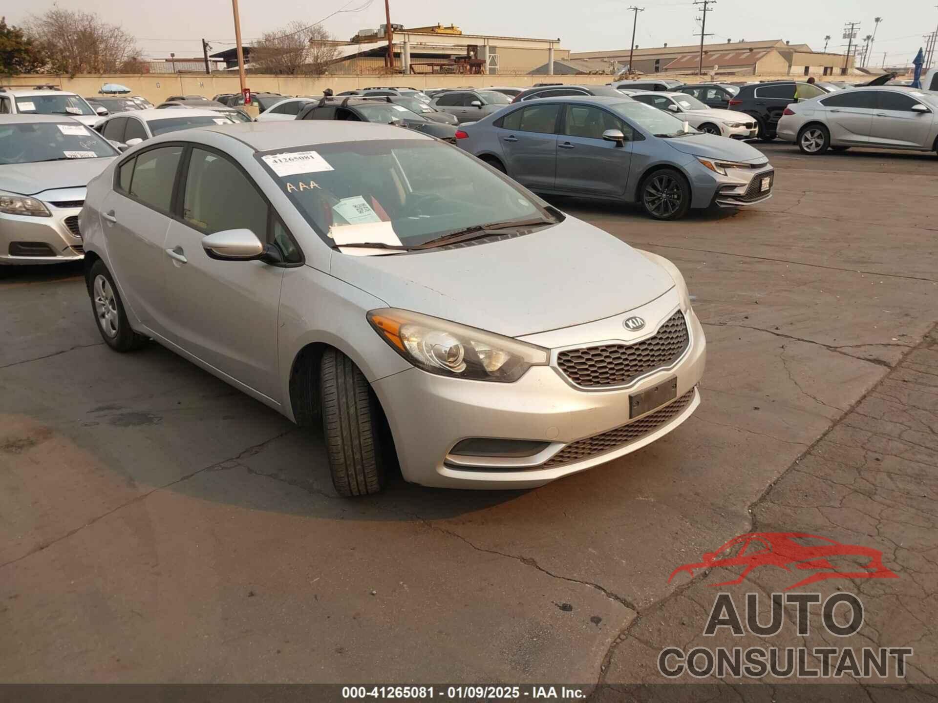 KIA FORTE 2016 - KNAFK4A60G5574588