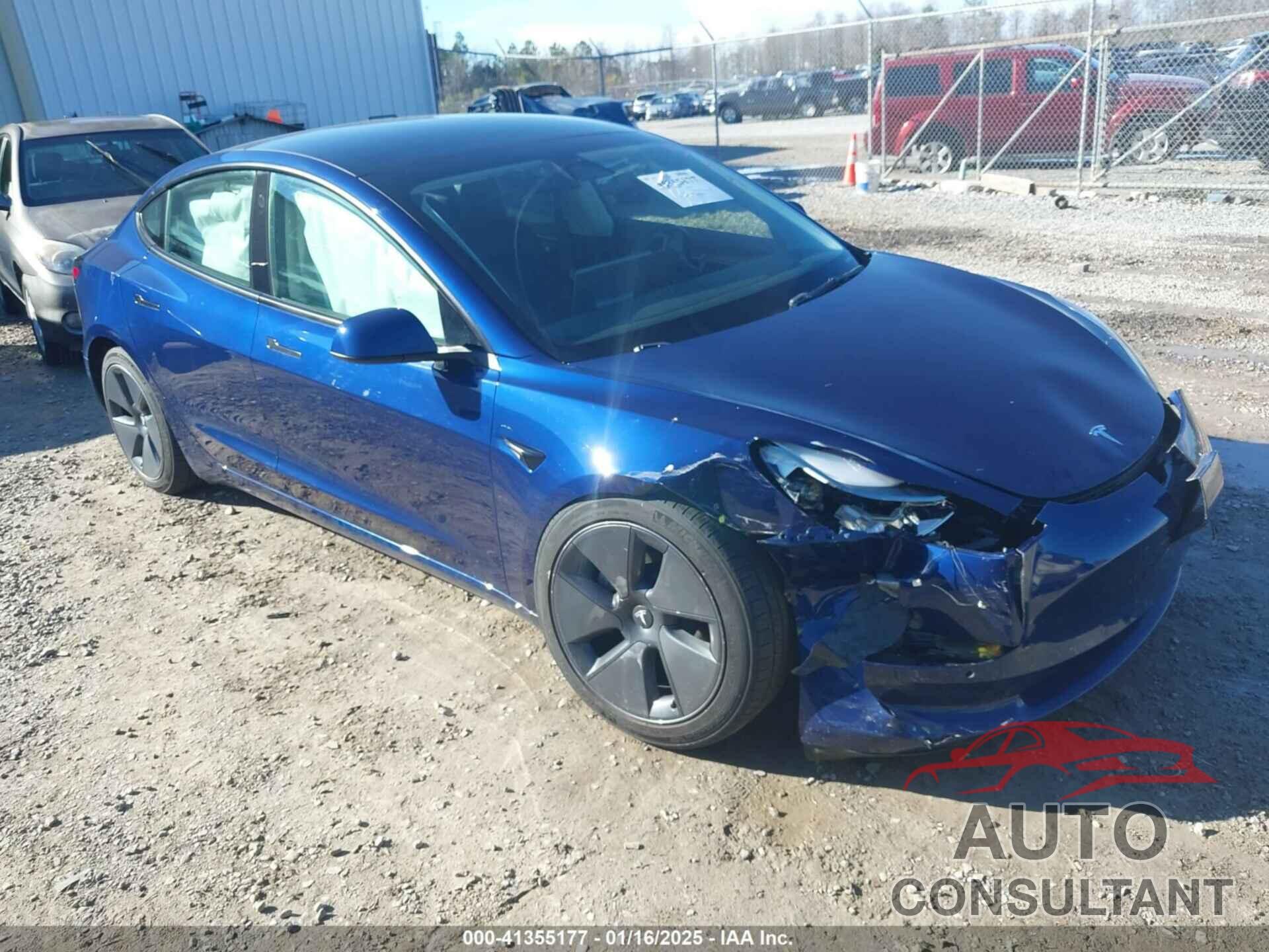 TESLA MODEL 3 2022 - 5YJ3E1EB2NF315051