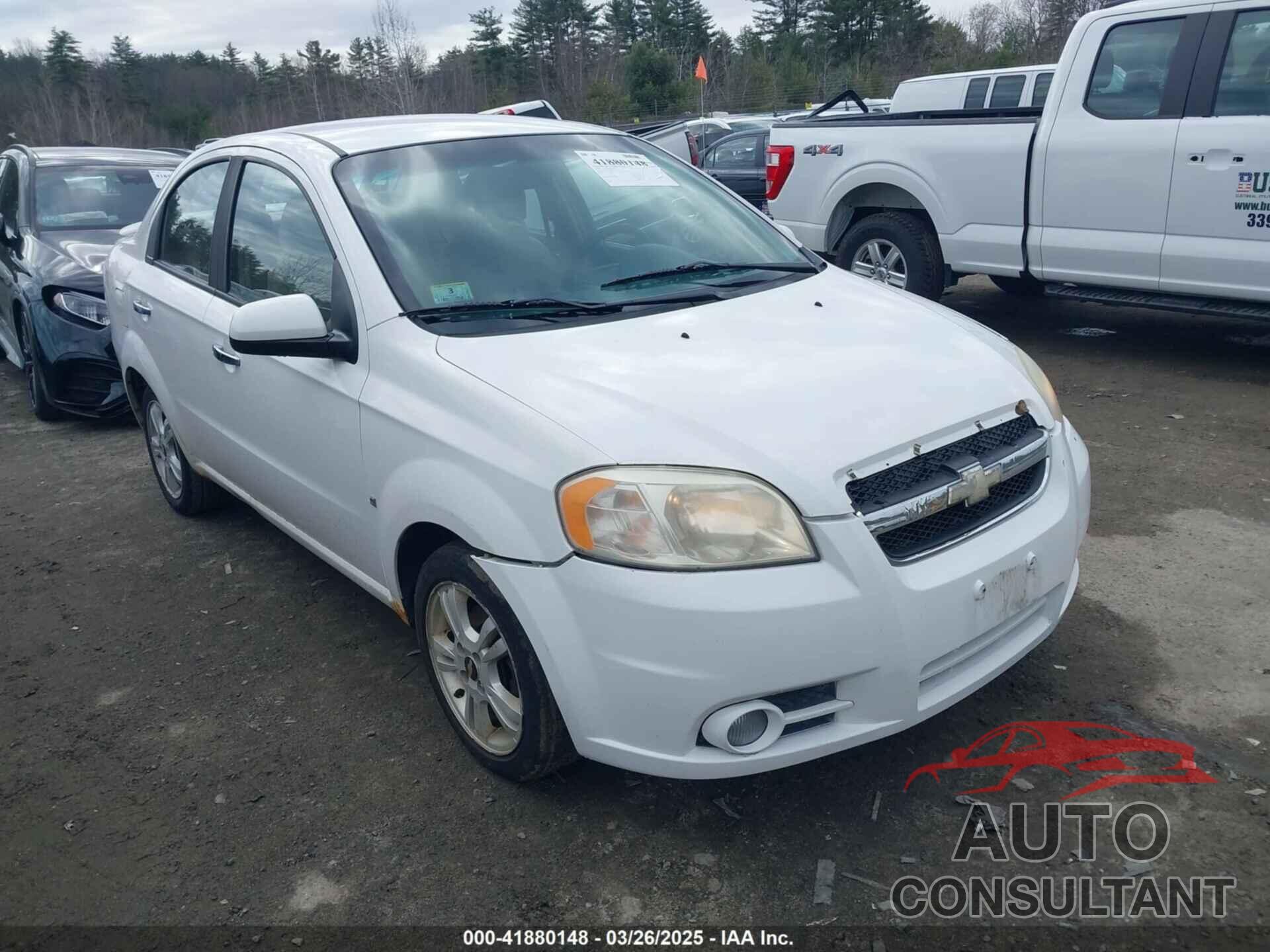 CHEVROLET AVEO 2009 - KL1TG56E39B623355