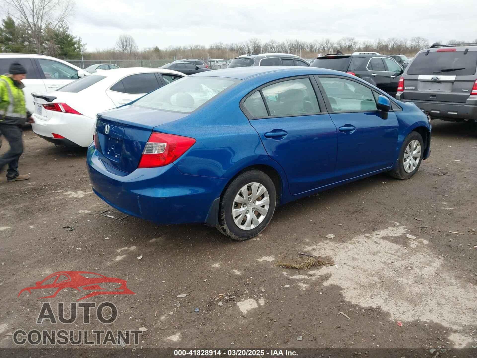 HONDA CIVIC 2012 - 19XFB2F54CE069613