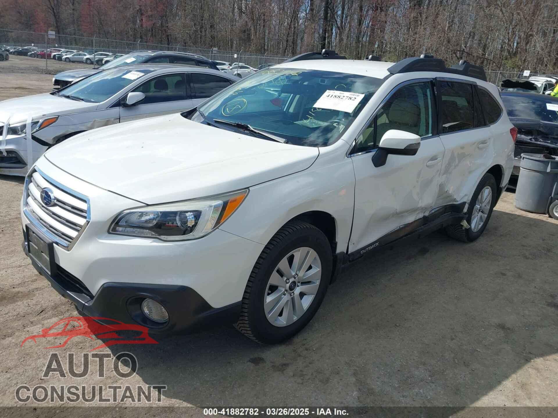 SUBARU OUTBACK 2016 - 4S4BSBFC9G3310362