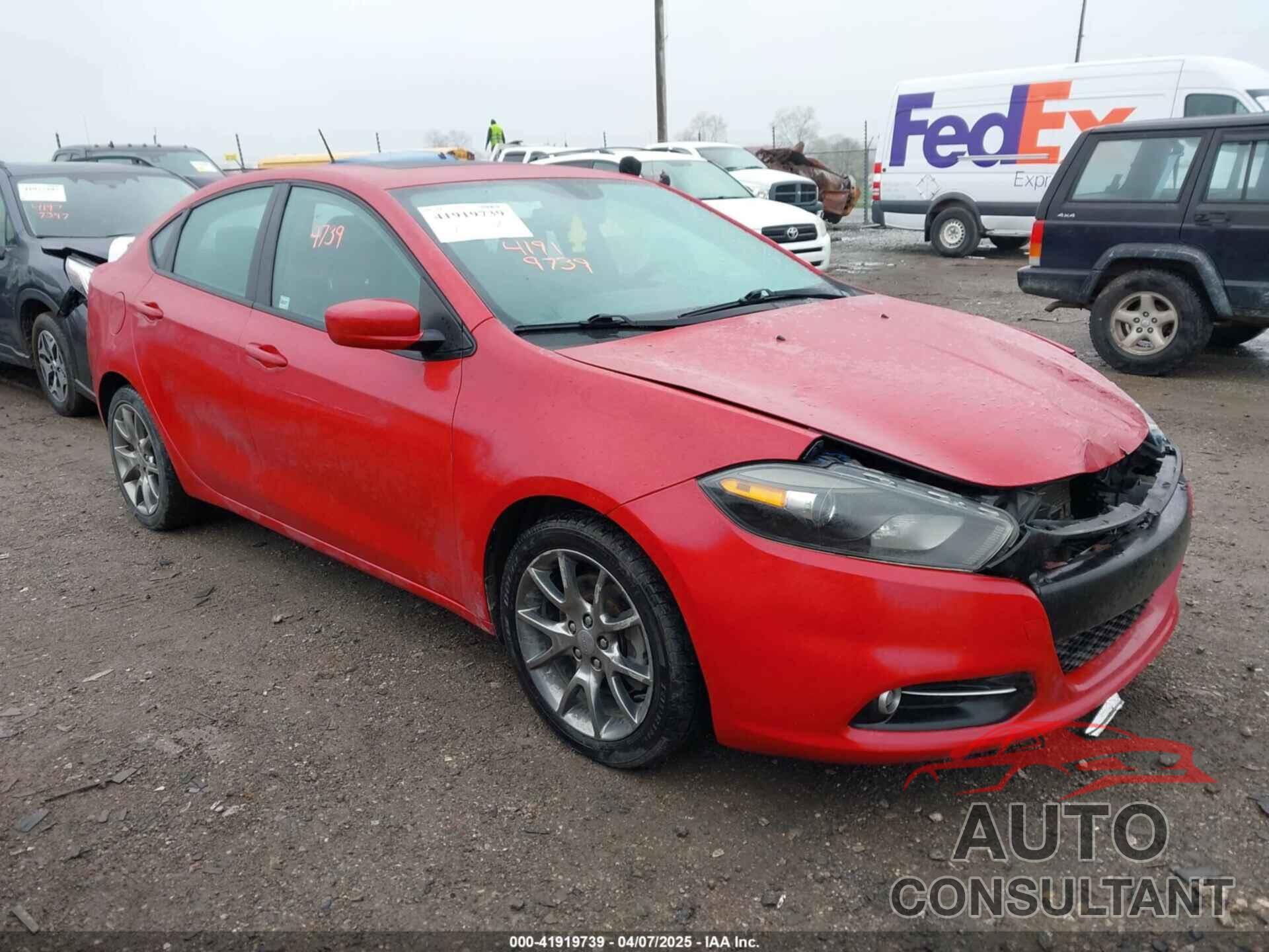 DODGE DART 2014 - 1C3CDFBB2ED909607