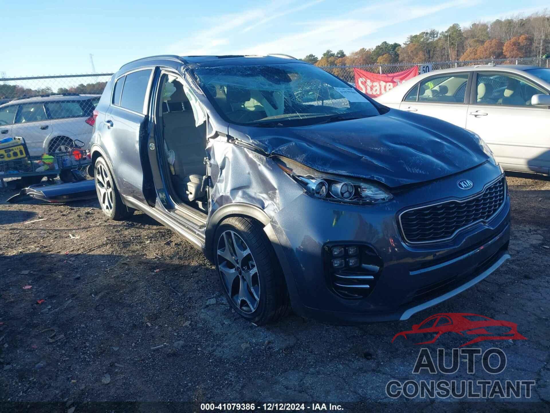 KIA SPORTAGE 2018 - KNDPR3A66J7391527