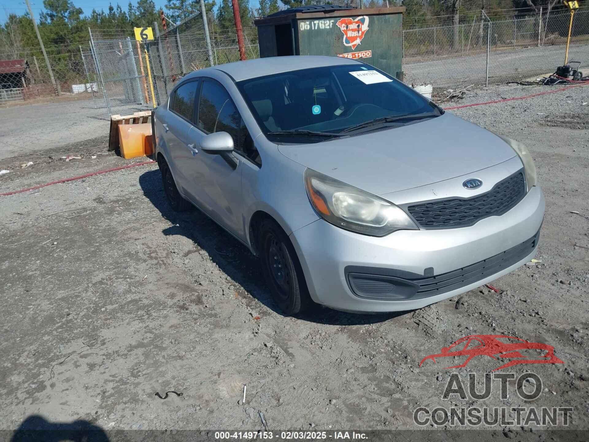 KIA RIO 2013 - KNADM4A36D6128586