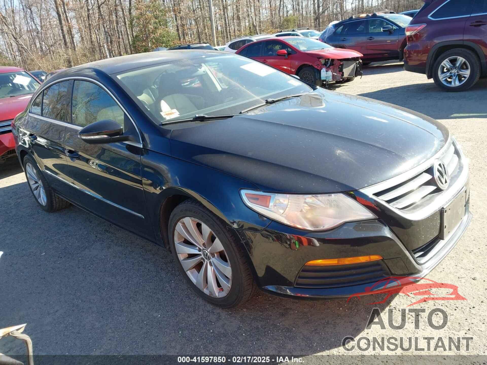 VOLKSWAGEN CC 2012 - WVWMP7AN6CE502504