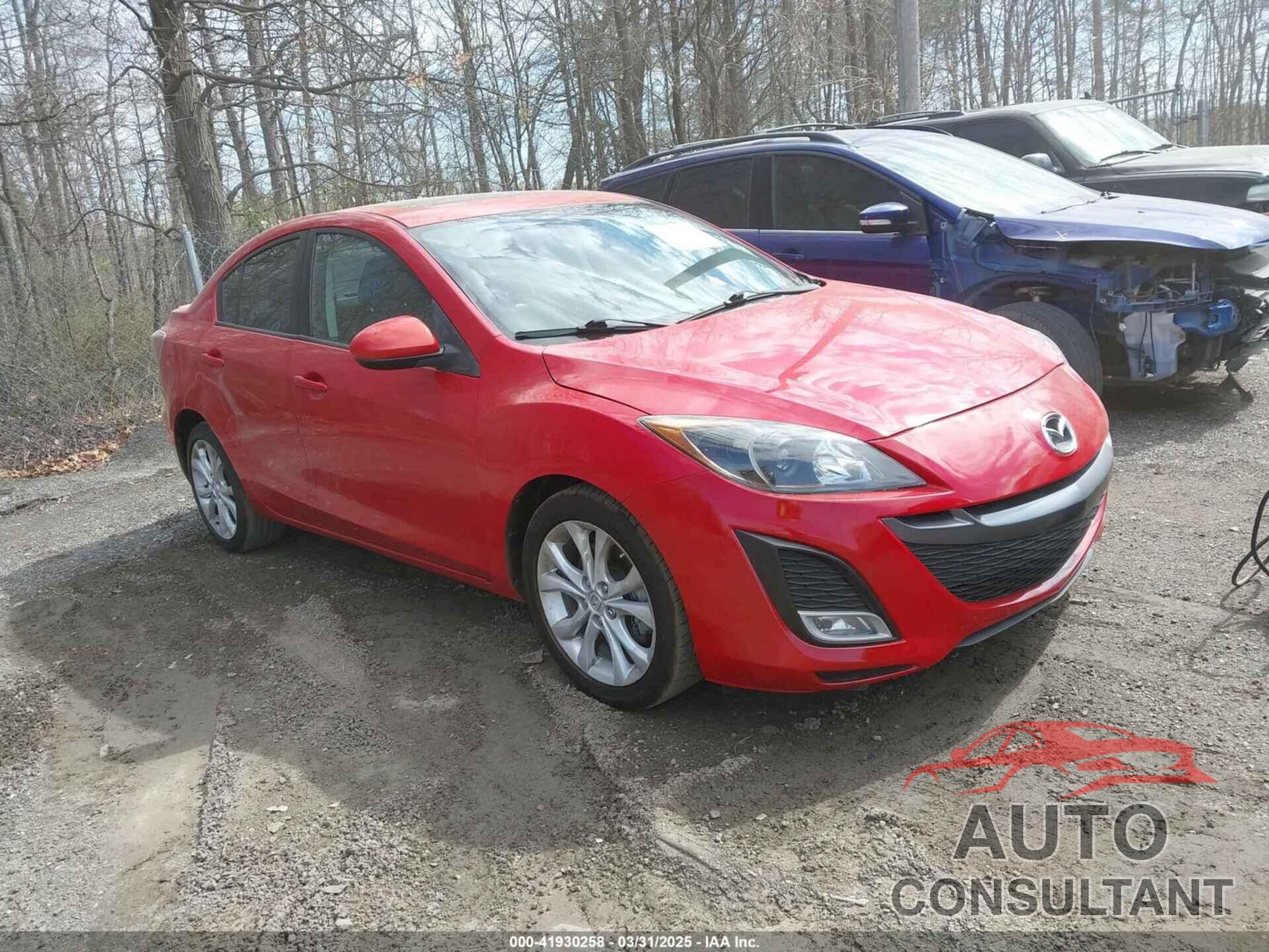 MAZDA MAZDA3 2011 - JM1BL1W69B1379823