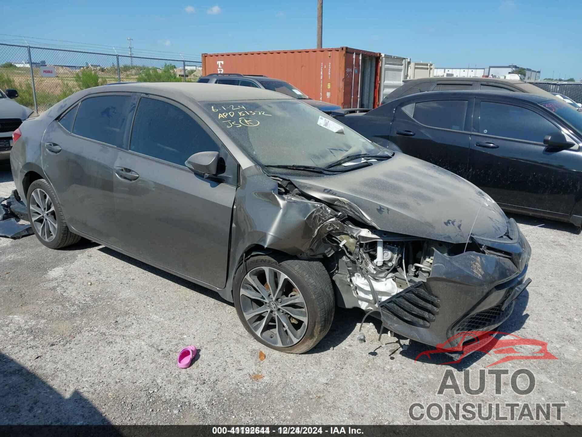 TOYOTA COROLLA 2018 - 5YFBURHE3JP799975