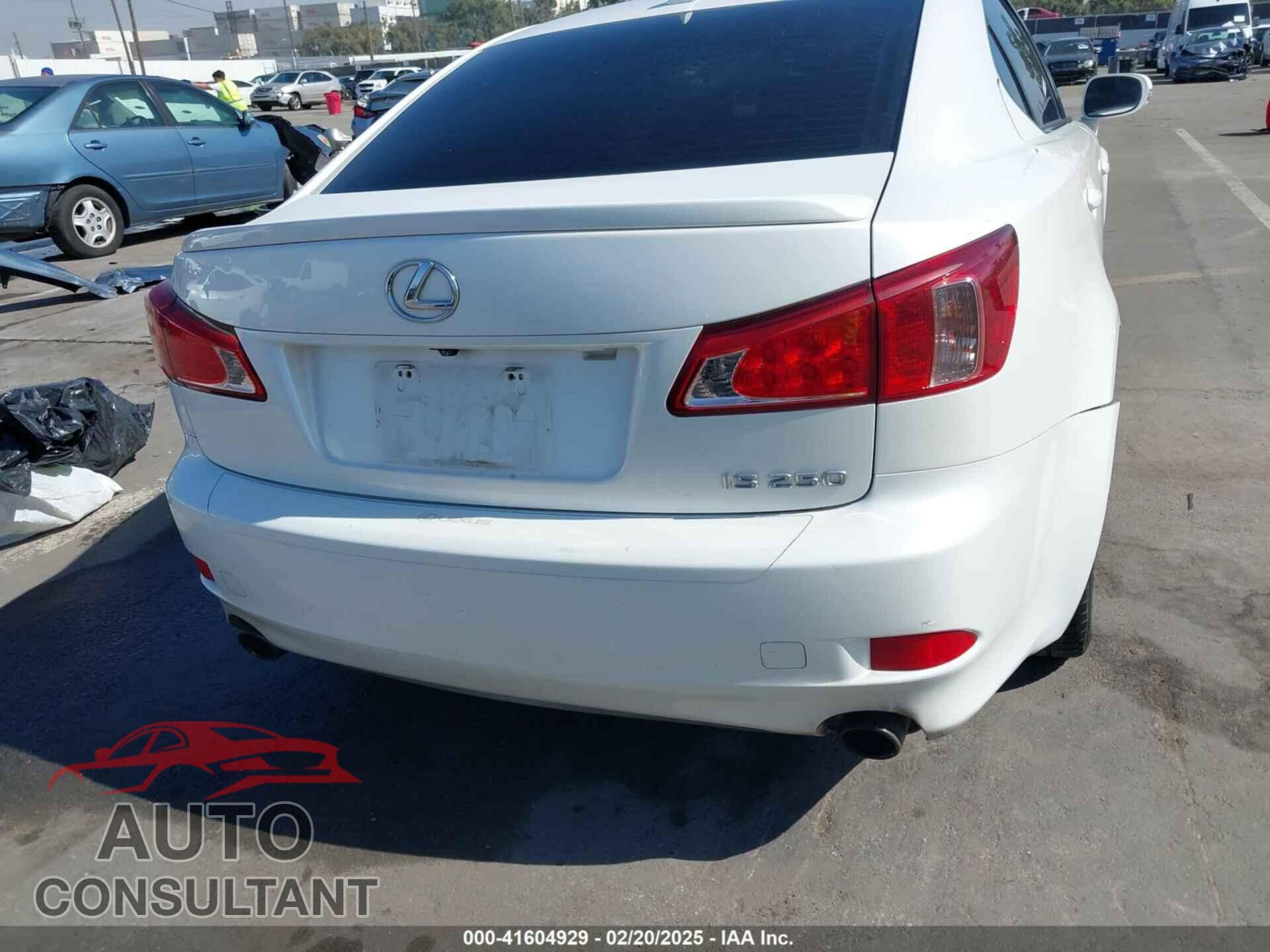 LEXUS IS 250 2012 - JTHBF5C20C2102018
