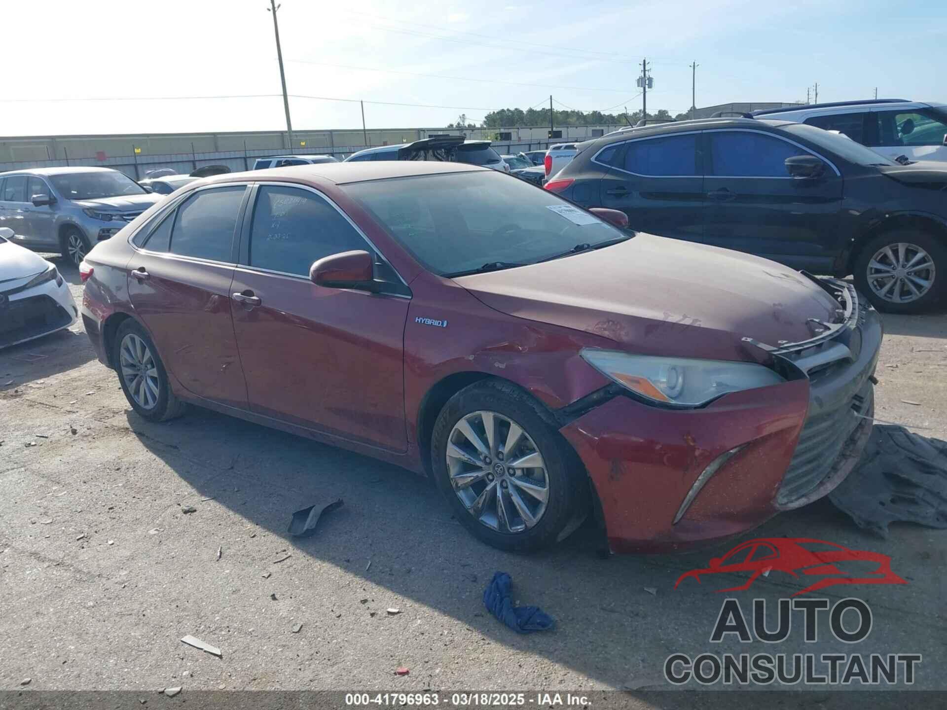 TOYOTA CAMRY HYBRID 2015 - 4T1BD1FK0FU157925