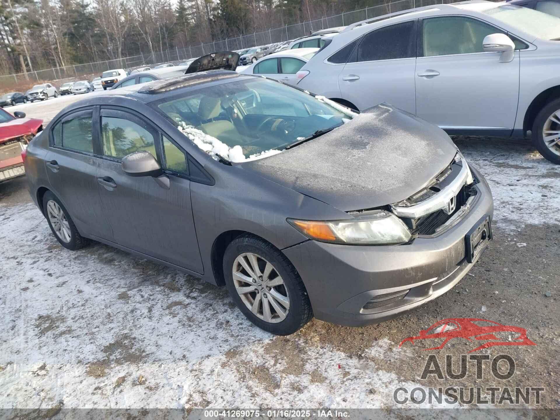 HONDA CIVIC 2012 - 19XFB2F81CE375288