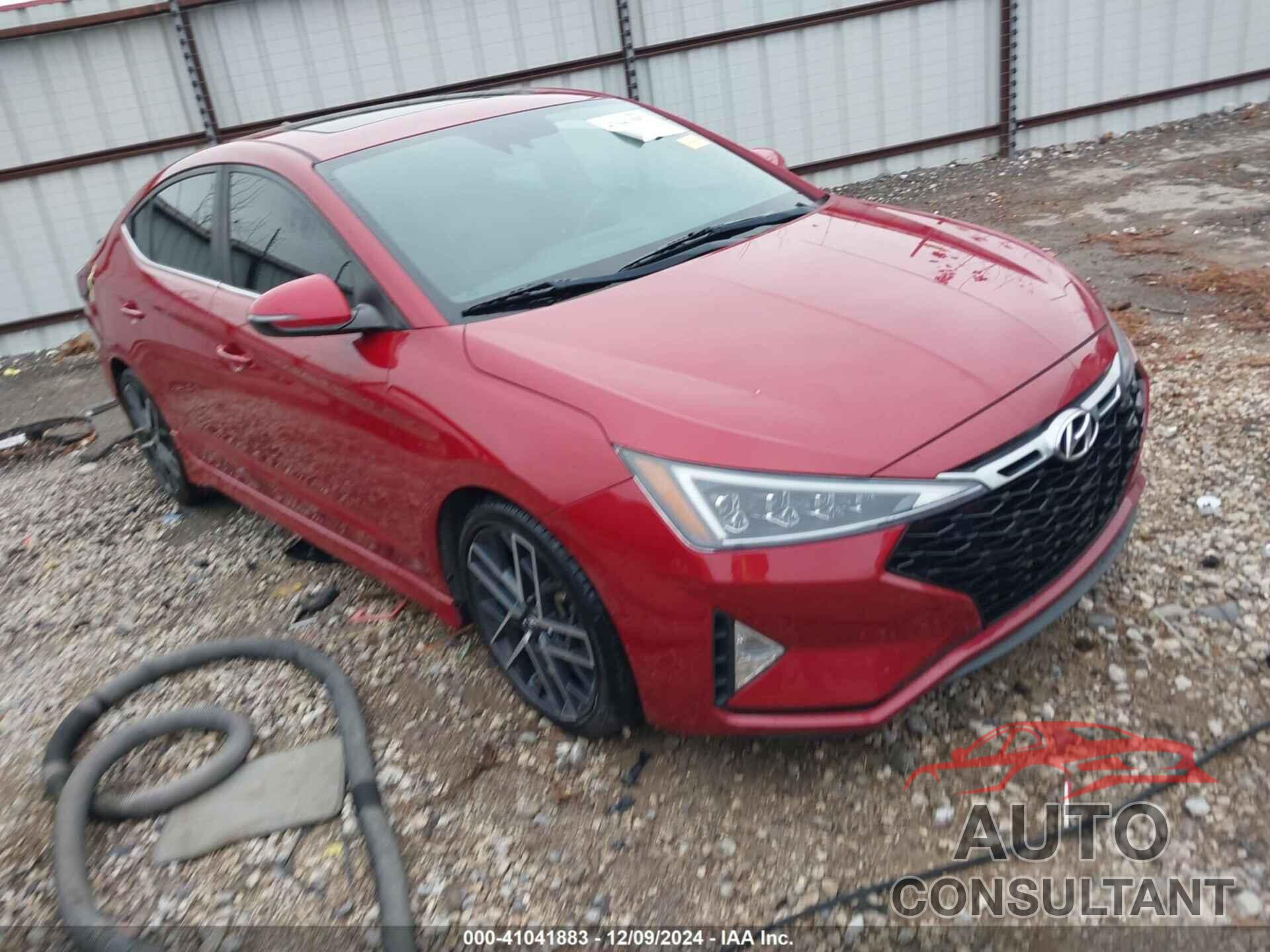 HYUNDAI ELANTRA 2020 - KMHD04LB0LU062495