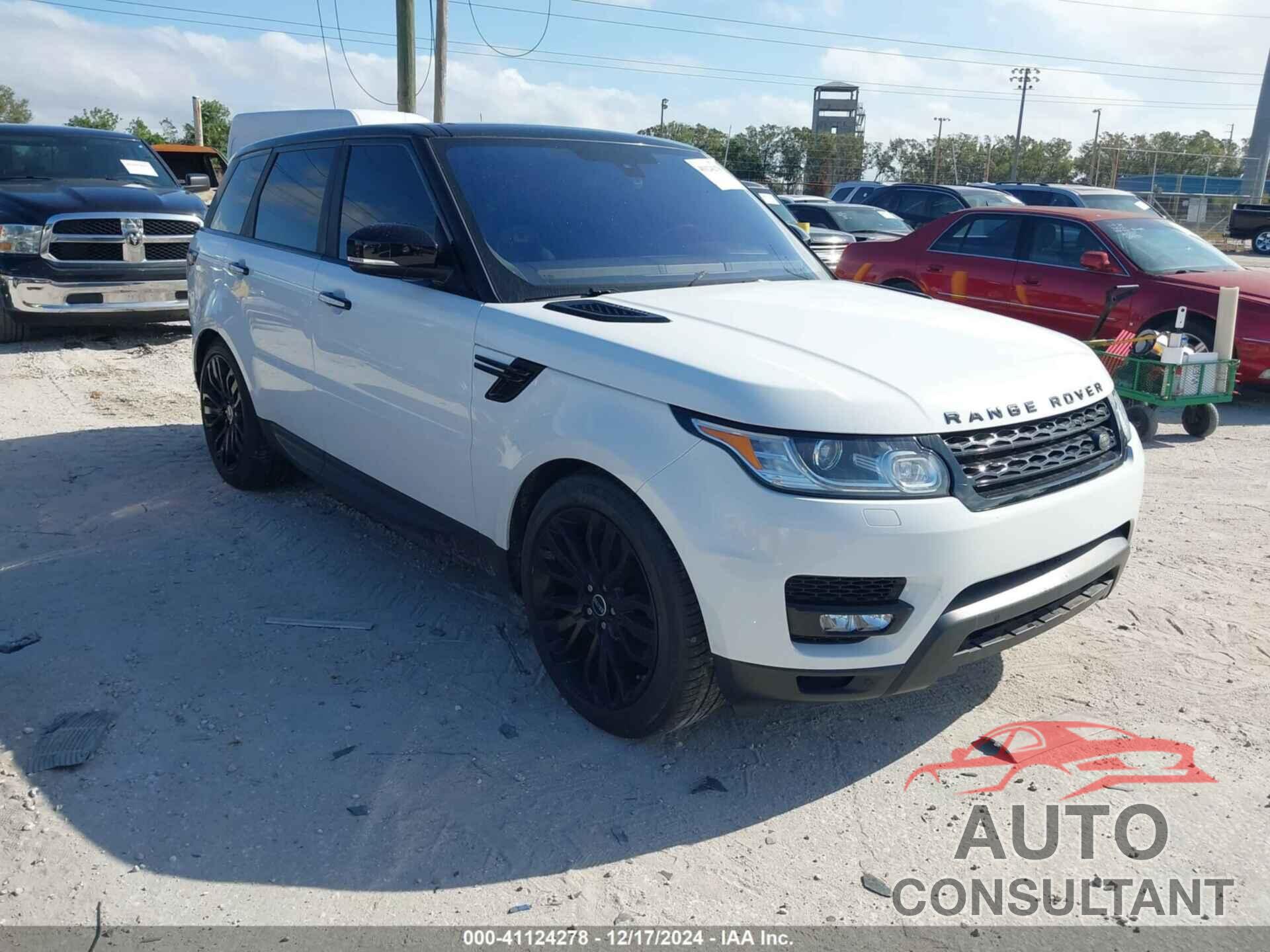 LAND ROVER RANGE ROVER SPORT 2016 - SALWR2VF2GA581538