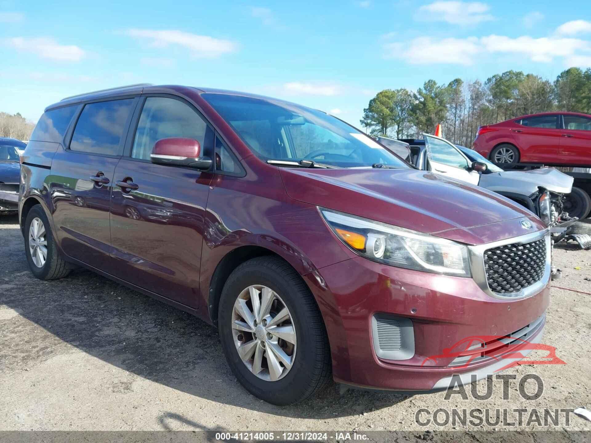 KIA SEDONA 2017 - KNDMB5C12H6268747