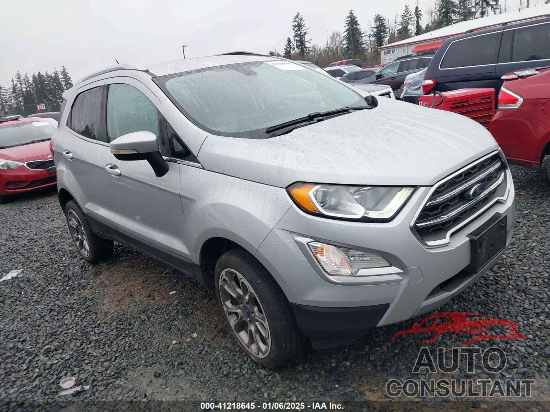 FORD ECOSPORT 2018 - MAJ6P1WL3JC197684