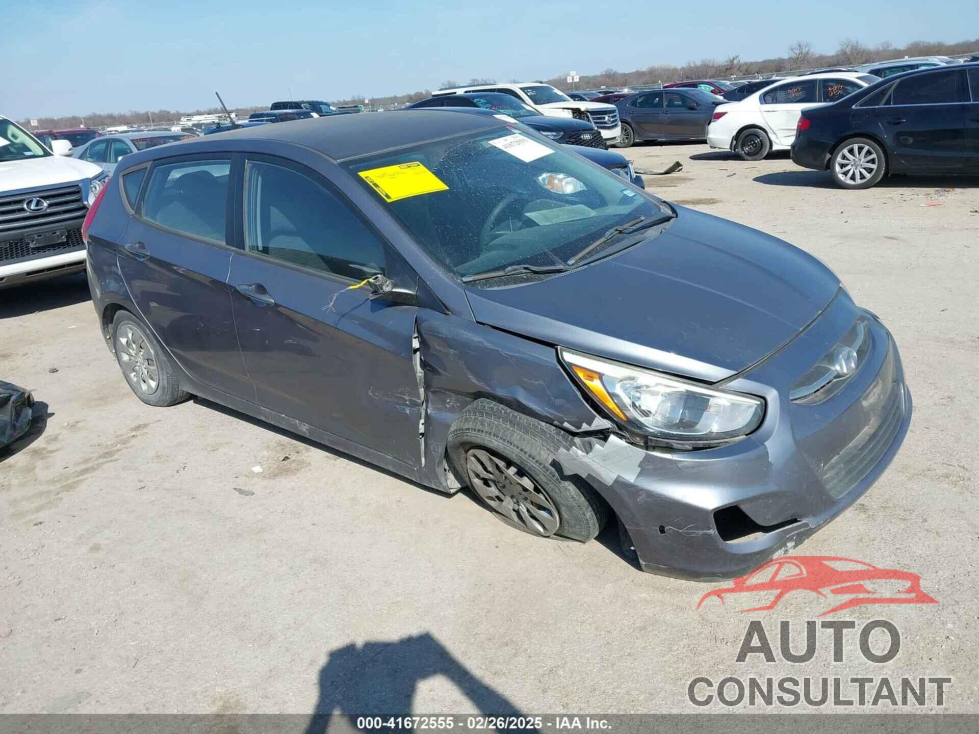 HYUNDAI ACCENT 2016 - KMHCT5AE8GU247843