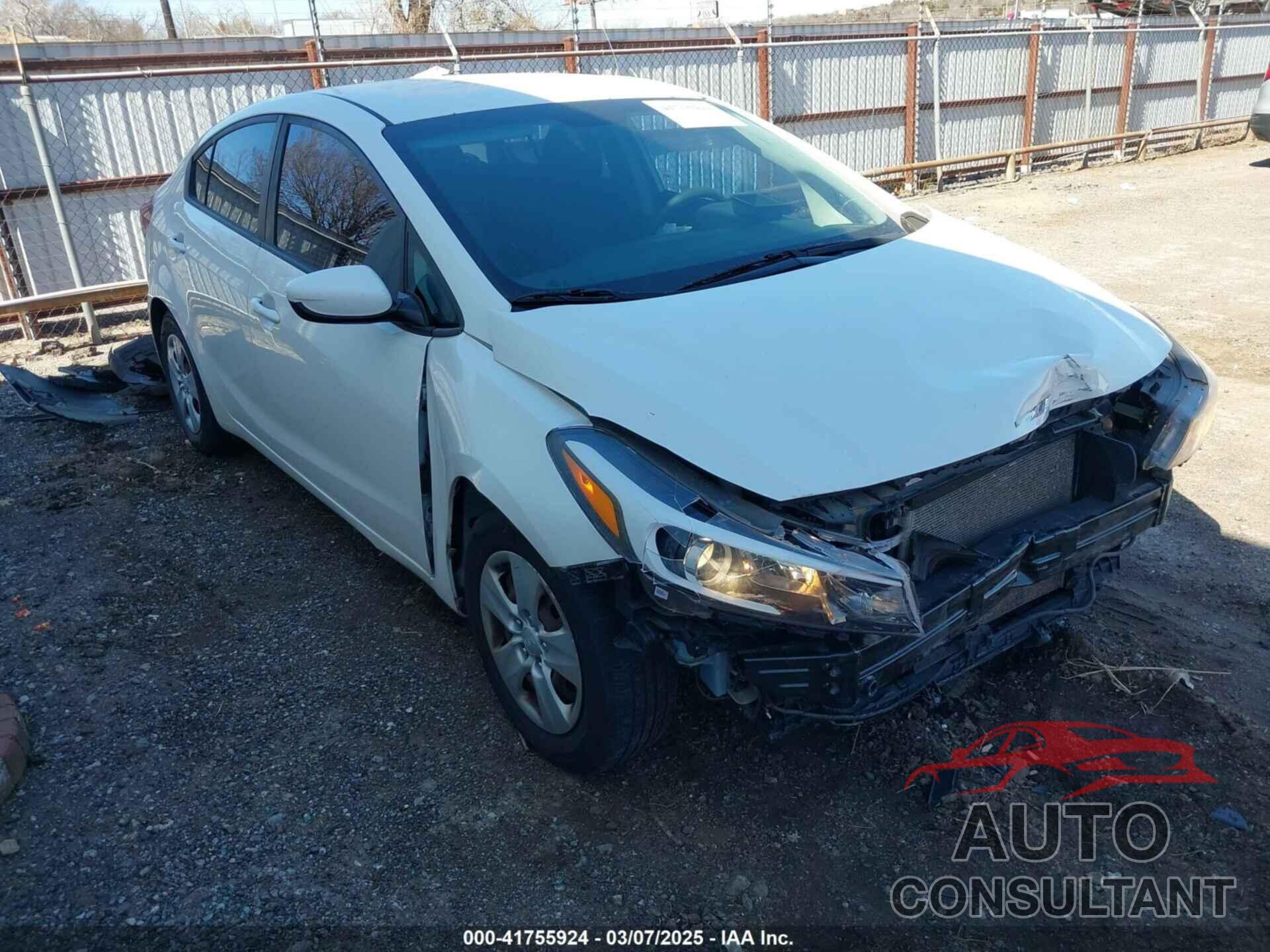 KIA FORTE 2017 - 3KPFK4A79HE131728