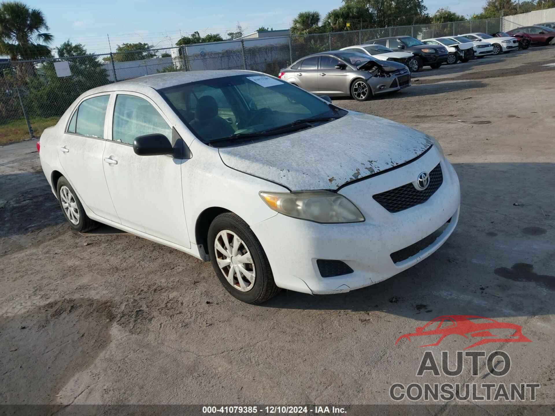 TOYOTA COROLLA 2009 - 1NXBU40E49Z026926