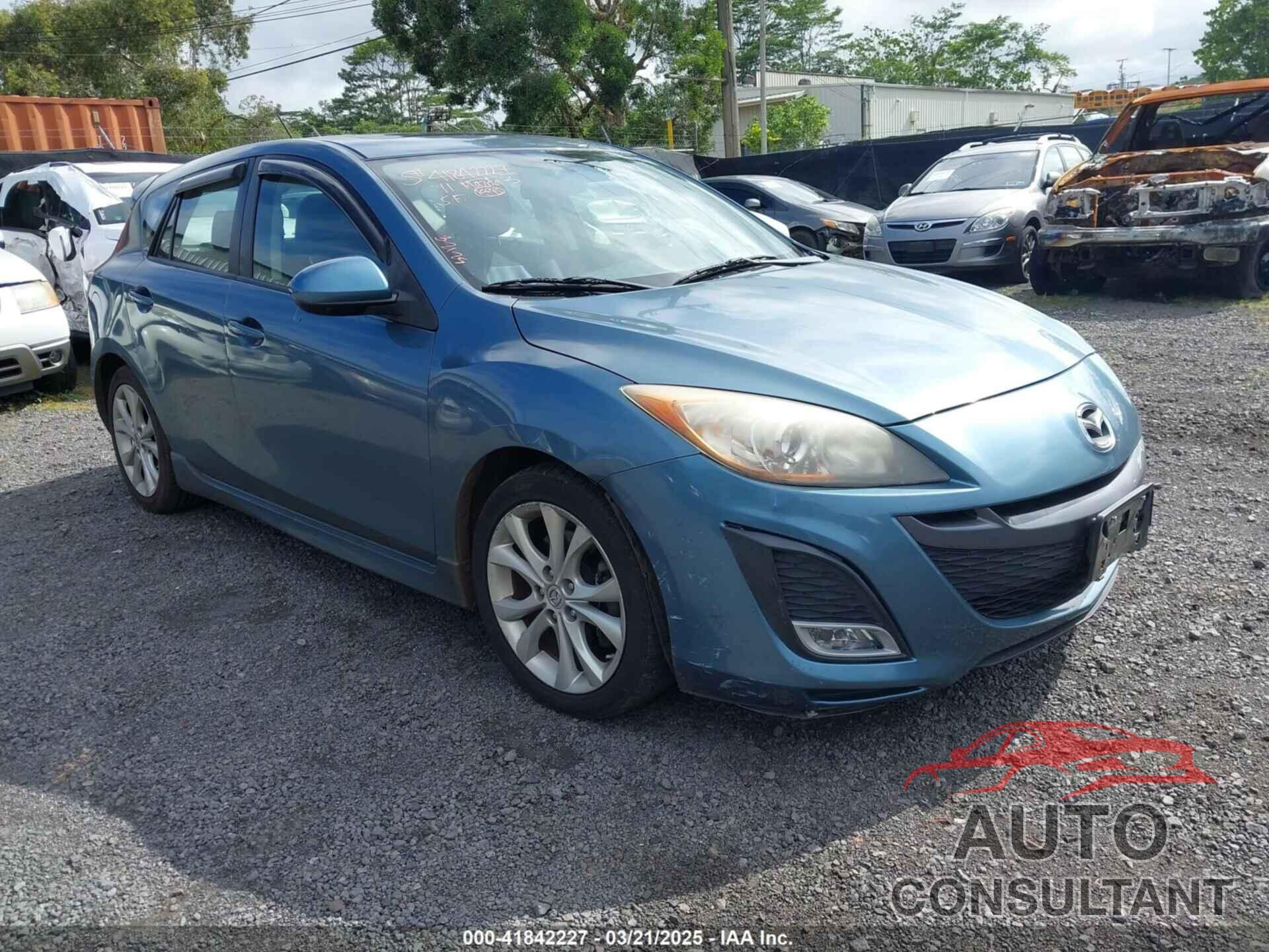 MAZDA MAZDA3 2011 - JM1BL1K57B1394723