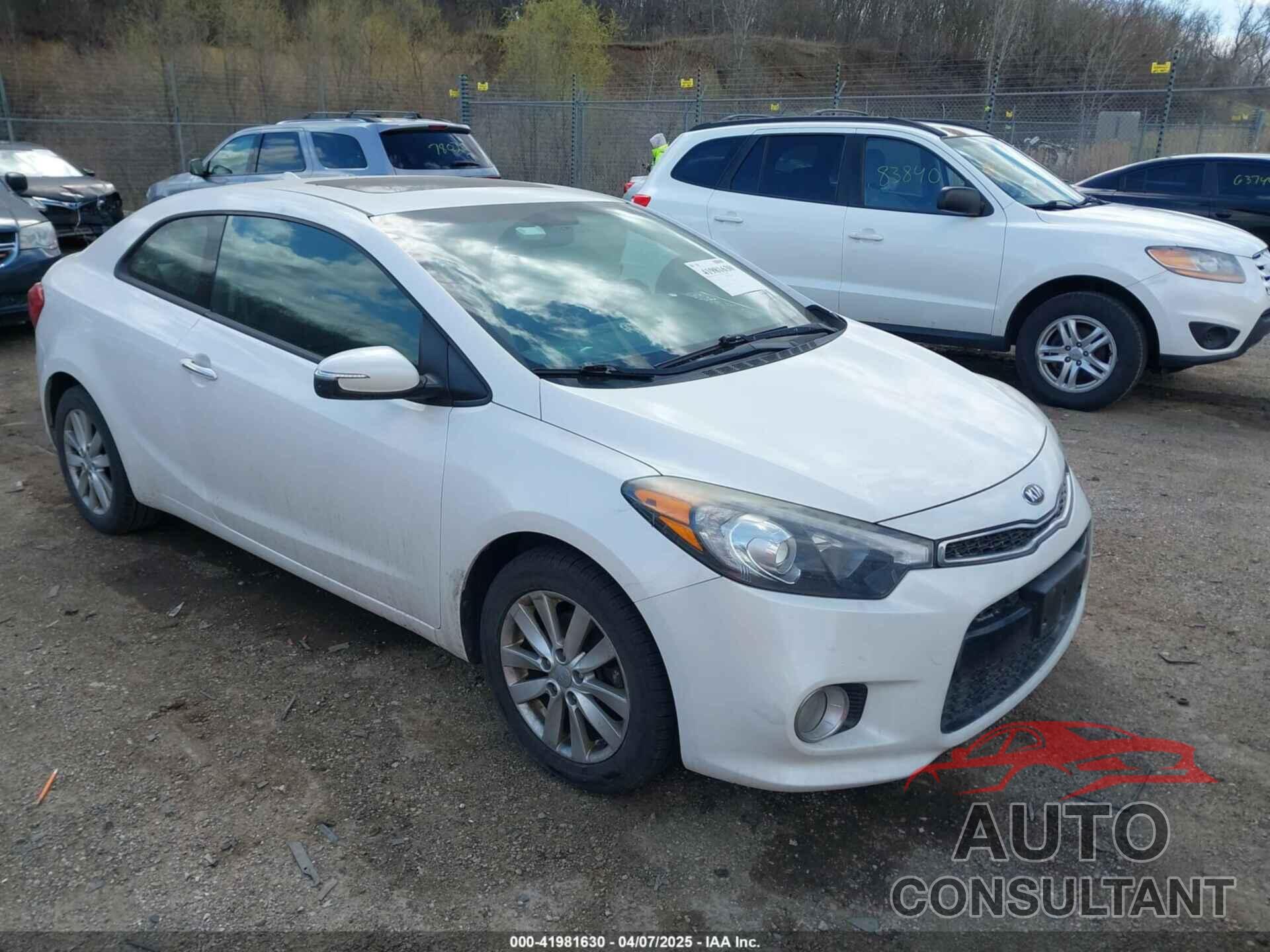 KIA FORTE KOUP 2014 - KNAFX6A83E5208894