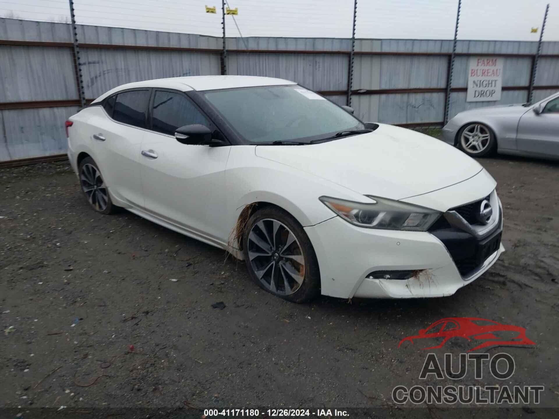 NISSAN MAXIMA 2016 - 1N4AA6APXGC904596