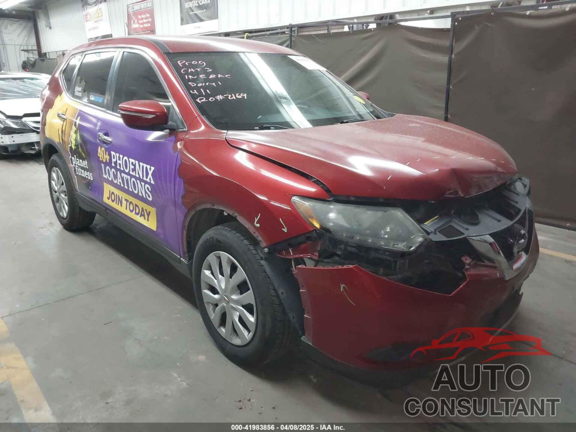 NISSAN ROGUE 2015 - KNMAT2MT3FP559361