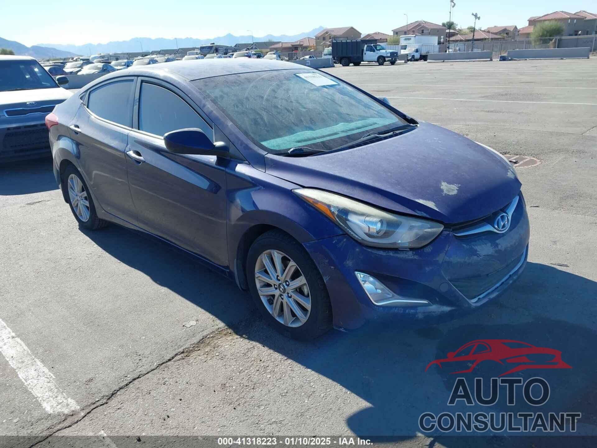 HYUNDAI ELANTRA 2014 - 5NPDH4AEXEH537786