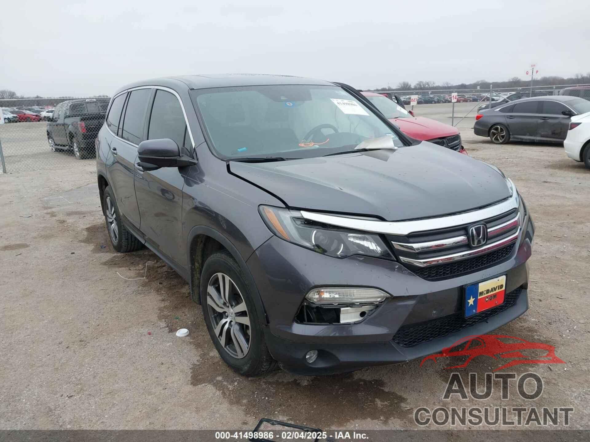 HONDA PILOT 2017 - 5FNYF6H65HB100427