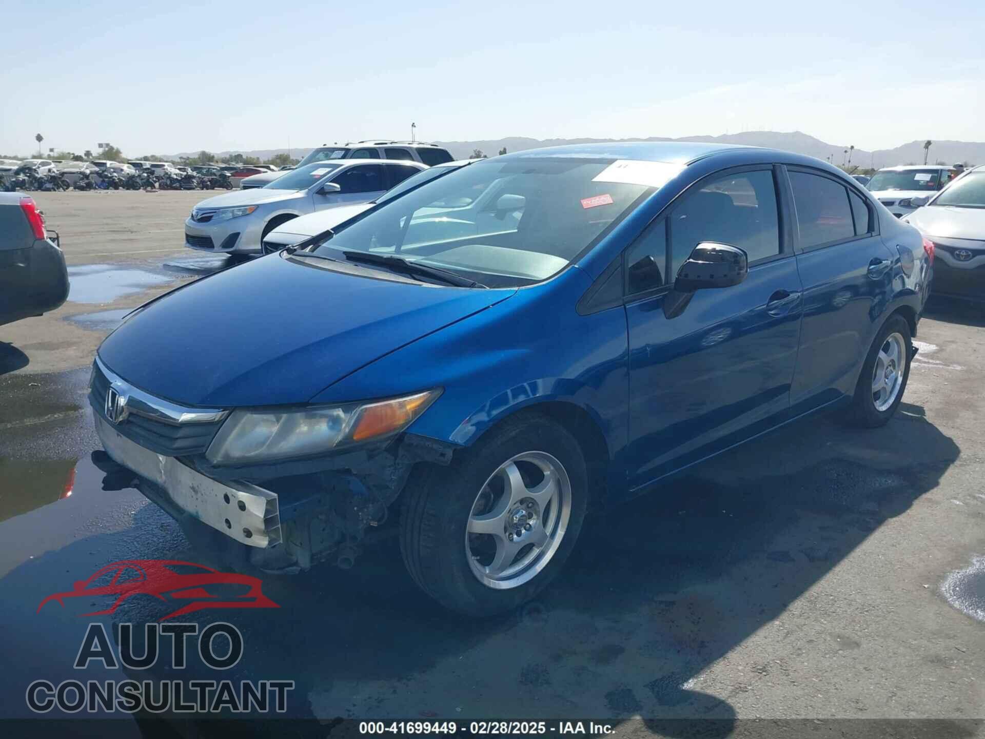 HONDA CIVIC 2012 - 19XFB2F57CE328711
