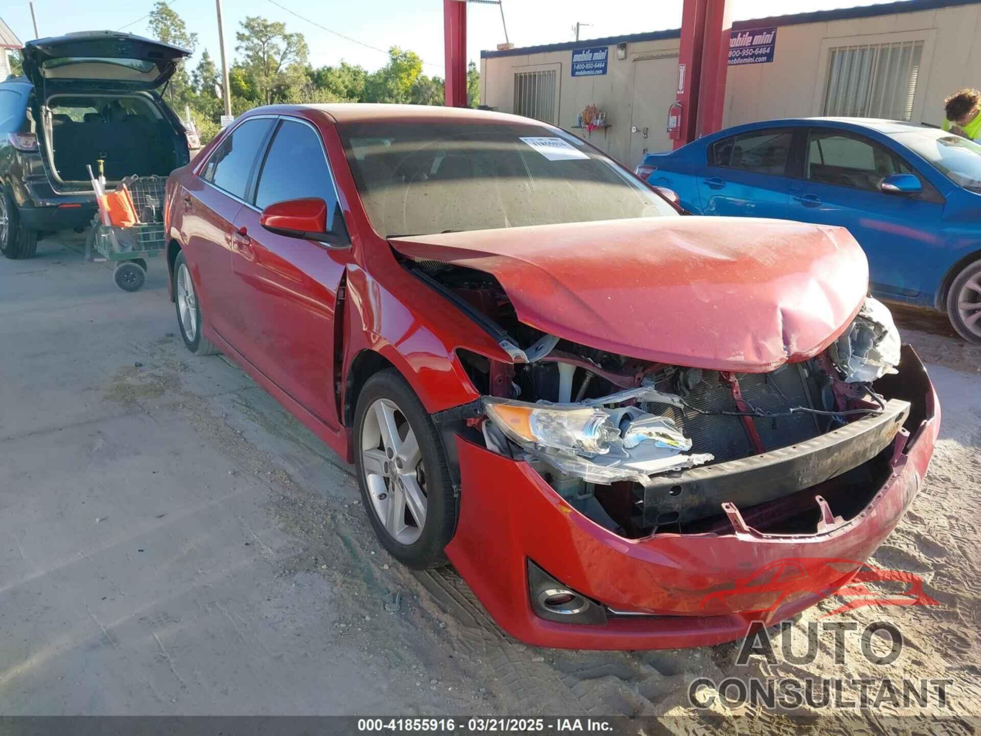 TOYOTA CAMRY 2012 - 4T1BF1FK6CU580191