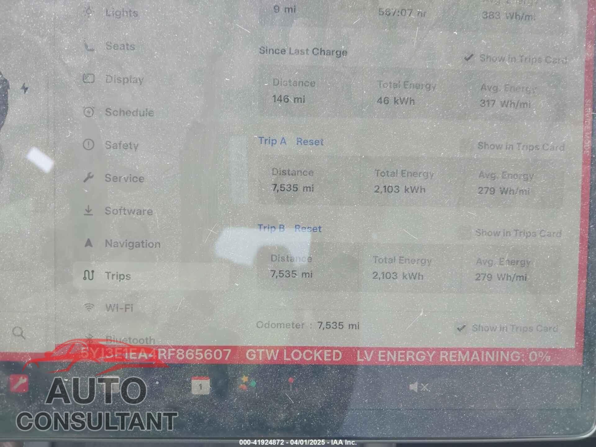 TESLA MODEL 3 2024 - 5YJ3E1EA4RF865607